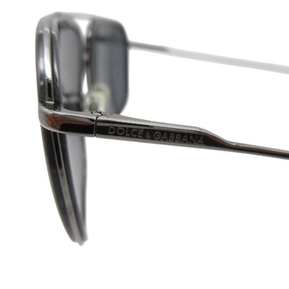 Dolce & Gabbana Sunglasses 58 Gray Black Eyewear