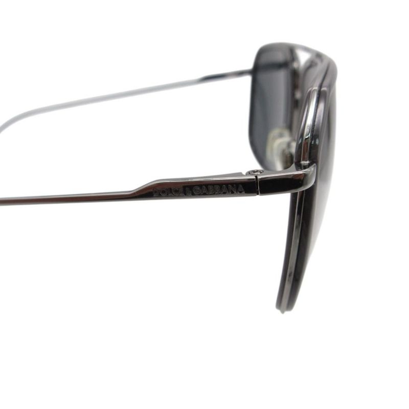 Dolce & Gabbana Sunglasses 58 Gray Black Eyewear