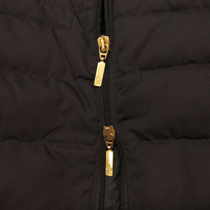 Moncler Brown Tag Martina Double Zip Down Coat Dark 1