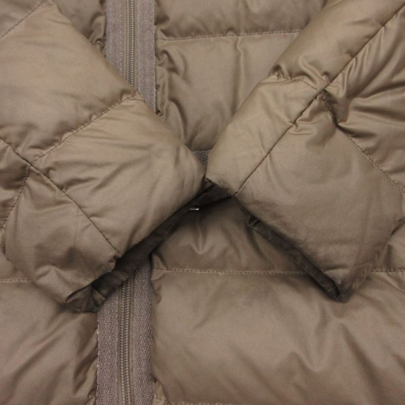 Moncler Nantesfur Down Coat Brown 1