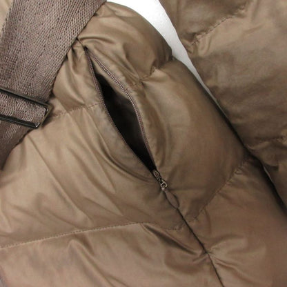 Moncler Nantesfur Down Coat Brown 1