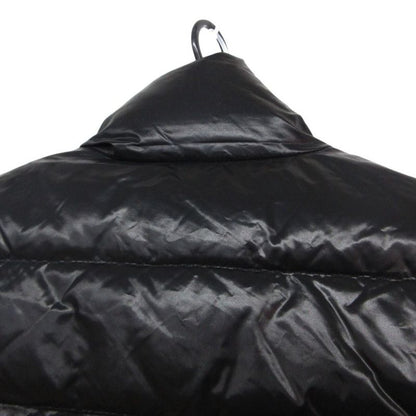 Moncler Down Vest Sleeveless Jacket Nylon Big Logo Patch Tibet Gilet 2 M Black