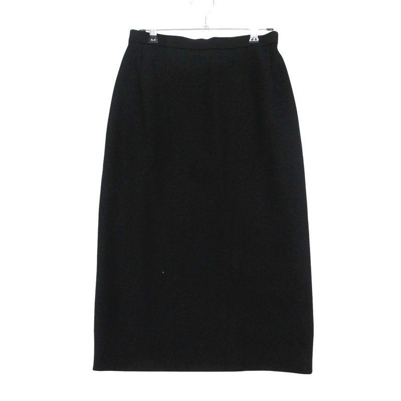 Chanel Vintage CC Logo Gold Button Skirt Double Breasted 38