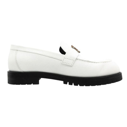 Hermes Lofa Moccasins Faubourg Veau Epsom White 37