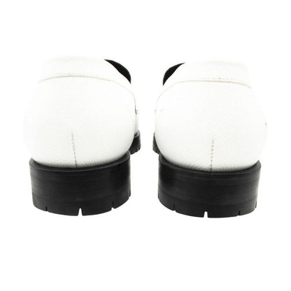Hermes Lofa Moccasins Faubourg Veau Epsom White 37