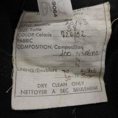 Chanel Vintage CC Logo Gold Button Skirt Double Breasted 38