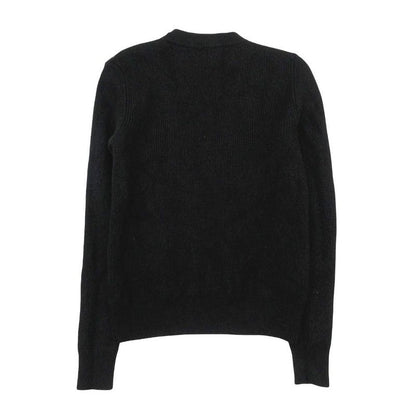 Dior Knit Sweater Long Sleeve Zip Decoration Logo Crew Neck Tight Fit Iline Top