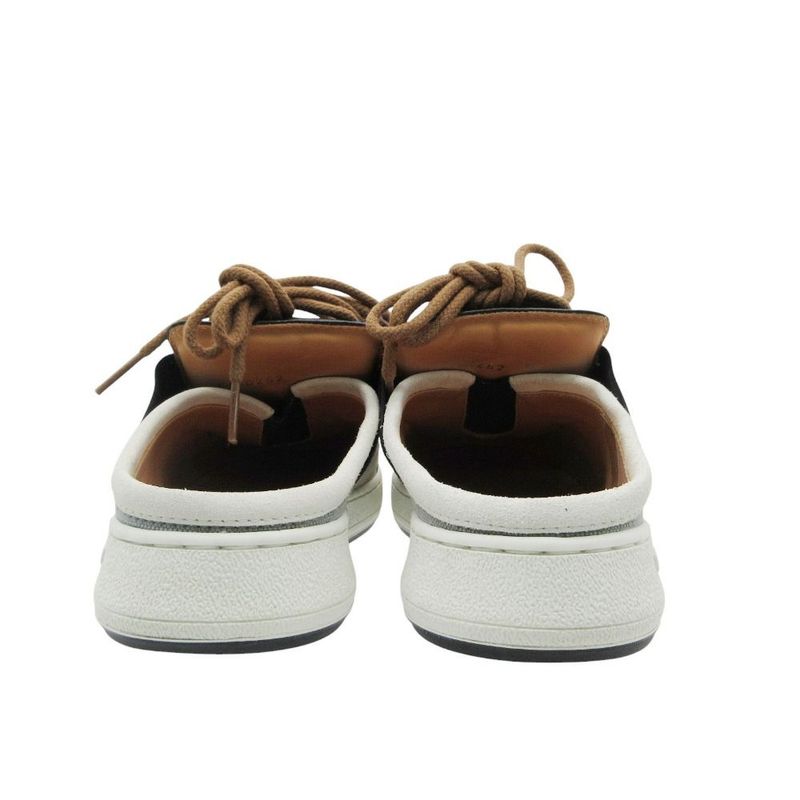 Louis Vuitton Sneakers Sandals Slip on Suede Luxury Line Shoes 35 Black