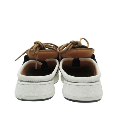 Louis Vuitton Sneakers Sandals Slip on Suede Luxury Line Shoes 35 Black