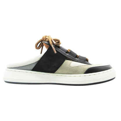 Louis Vuitton Sneakers Sandals Slip on Suede Luxury Line Shoes 35 Black