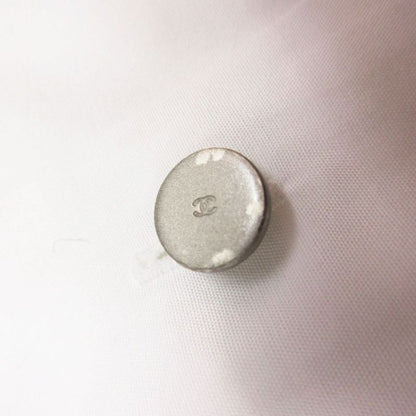 Chanel Quality Shirt Blouse Long Sleeve Wide CC Logo Button Inside Out Top White