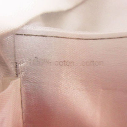 Chanel Quality Shirt Blouse Long Sleeve Wide CC Logo Button Inside Out Top White