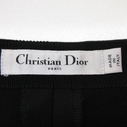 Dior Pants Stretch Braid Side Line 38 S Black