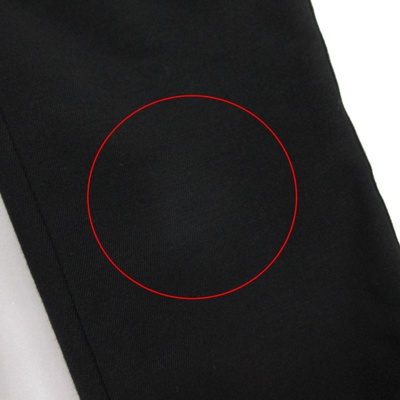 Dior Pants Stretch Braid Side Line 38 S Black