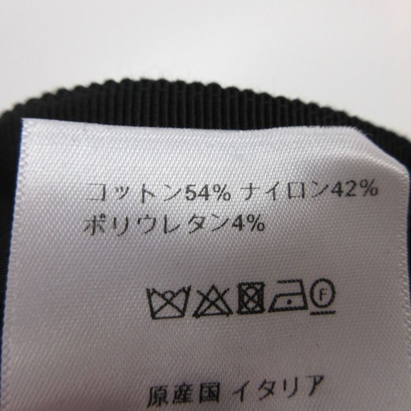 Dior Pants Stretch Braid Side Line 38 S Black