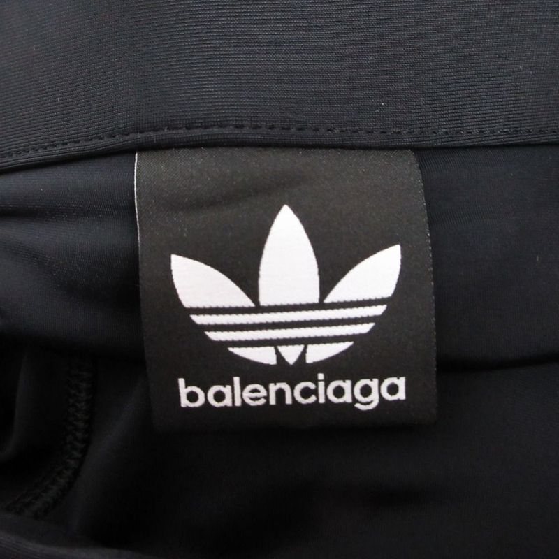 Balenciaga Adidas Pants Stretch Leggings 34 XS Black