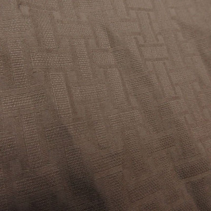 Hermes Dress Bohemian Short Gauze Mosaic 40 L Brown