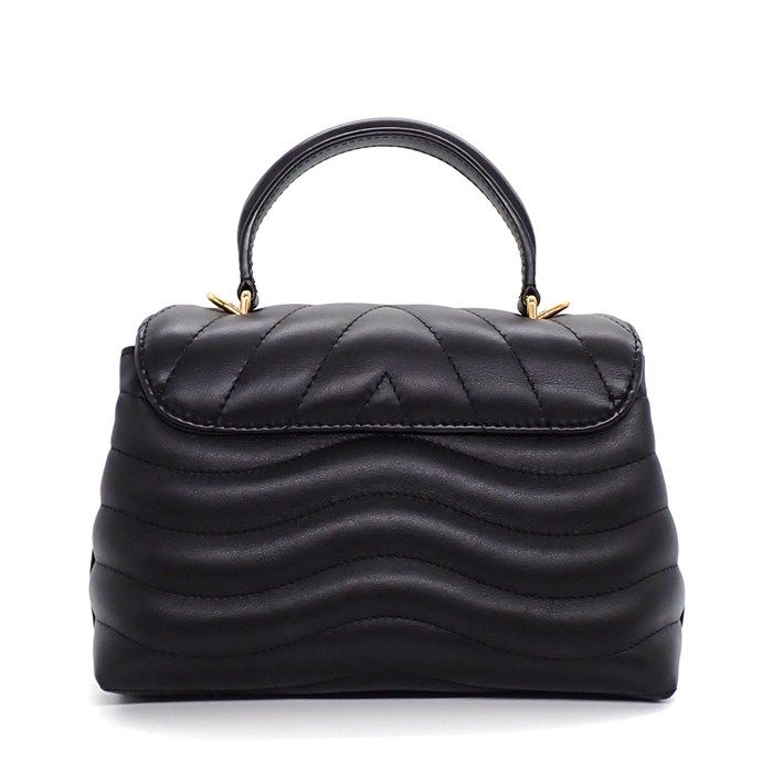 Louis Vuitton Shoulder Bag Holdomi LV New Wave Noir Black Calf Leather