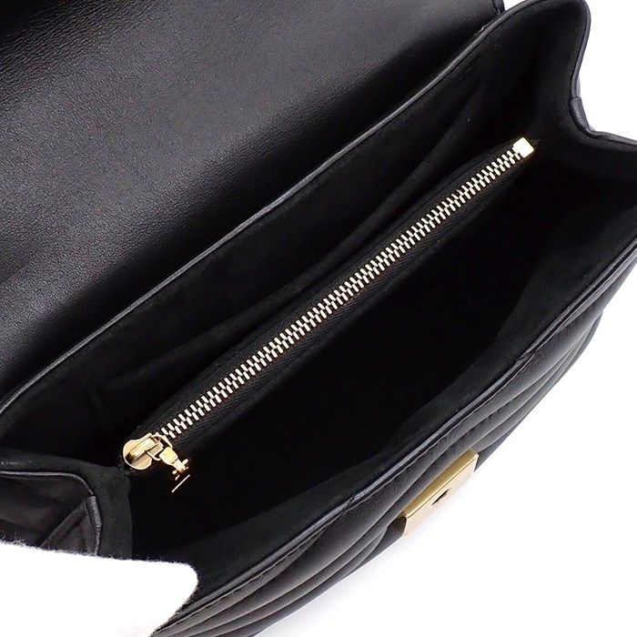Louis Vuitton Shoulder Bag Holdomi LV New Wave Noir Black Calf Leather