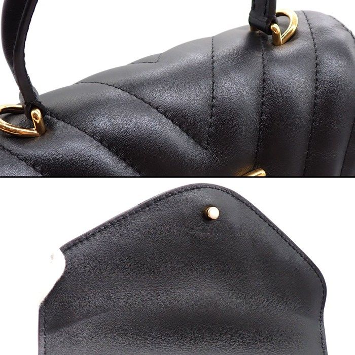 Louis Vuitton Shoulder Bag Holdomi LV New Wave Noir Black Calf Leather