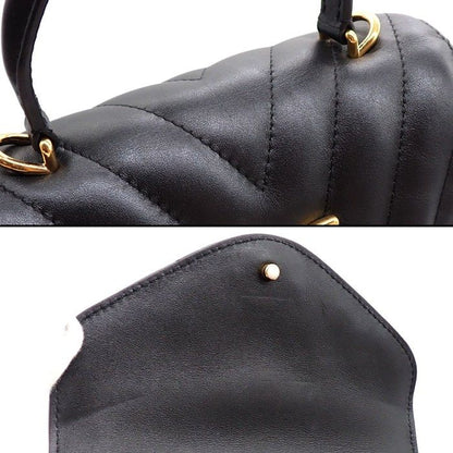 Louis Vuitton Shoulder Bag Holdomi LV New Wave Noir Black Calf Leather
