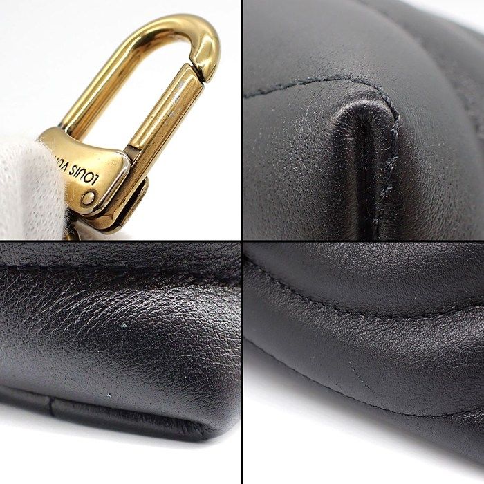 Louis Vuitton Shoulder Bag Holdomi LV New Wave Noir Black Calf Leather