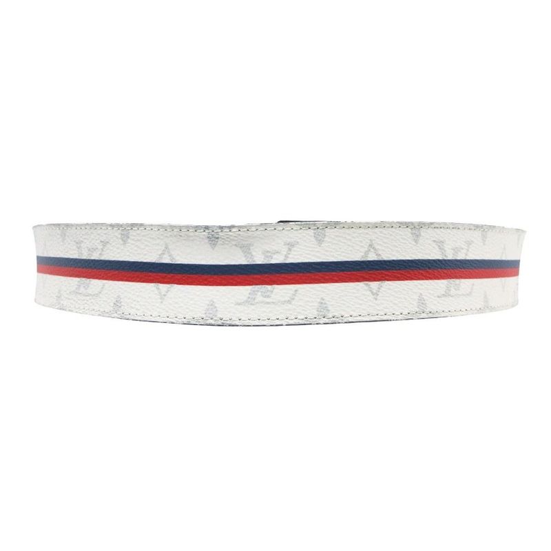 Louis Vuitton Belt Ceintur Monogram White