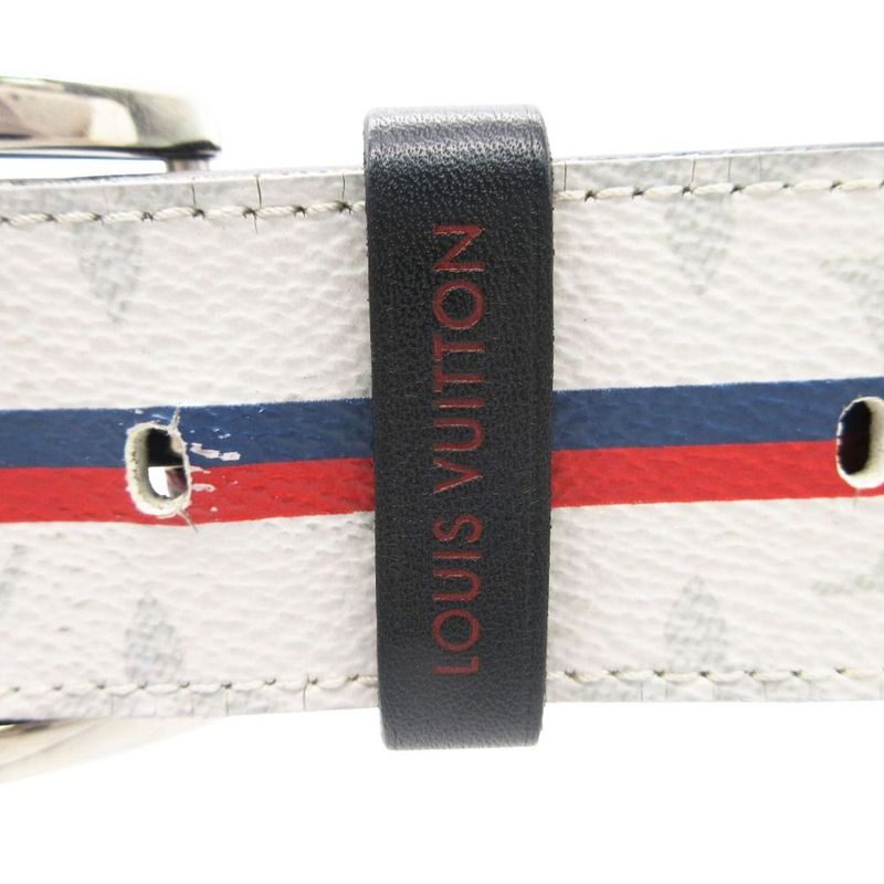 Louis Vuitton Belt Ceintur Monogram White