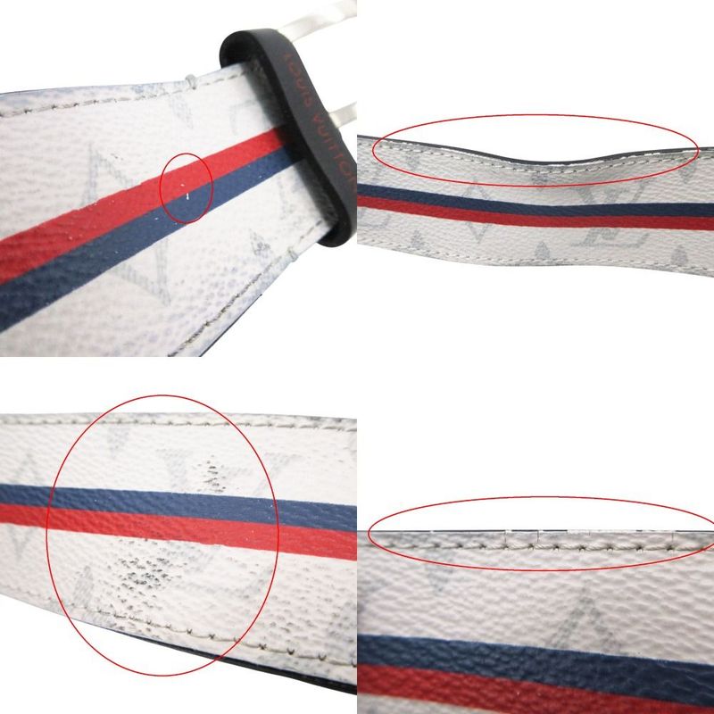 Louis Vuitton Belt Ceintur Monogram White