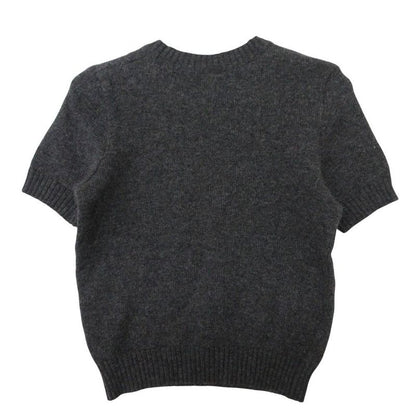 Dolce & Gabbana D&g Wool Nylon Logo Knit Sweater Short Sleeve
