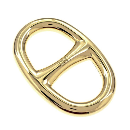 Hermes Scarf Ring Chaine D'ancre Permanent Brass Gold Color GD Pendant Style