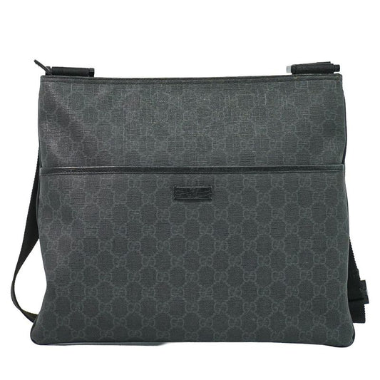 Gucci GG Supreme Shoulder Bag Pochette Black