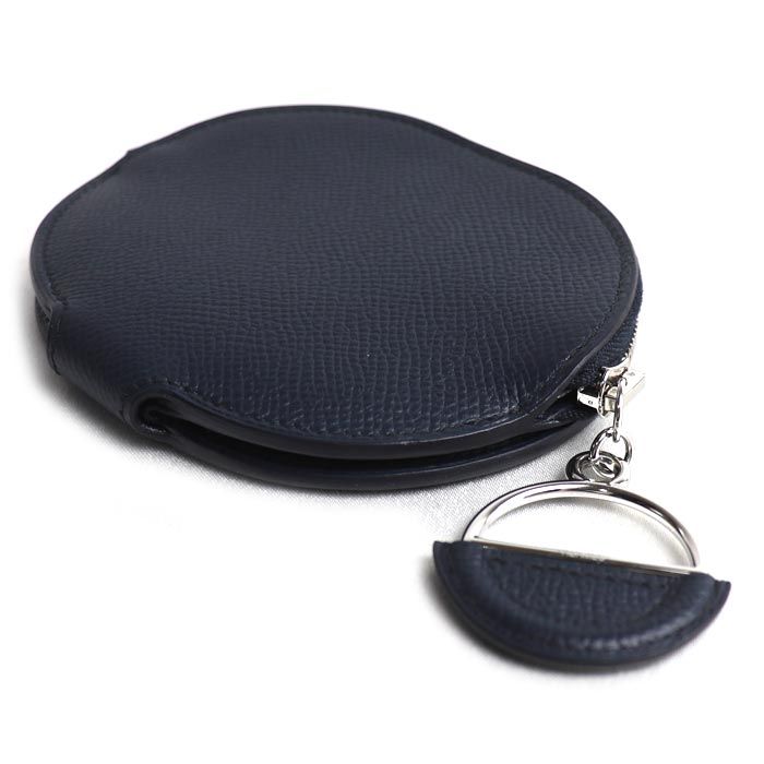 Hermes in the Loop Mini Veau Epsom Coin Case Blue Indigo Multicolor