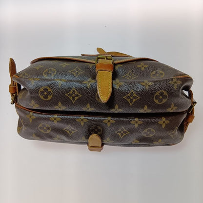 Louis Vuitton Monogram Saumur 30 Shoulder Bag Brown