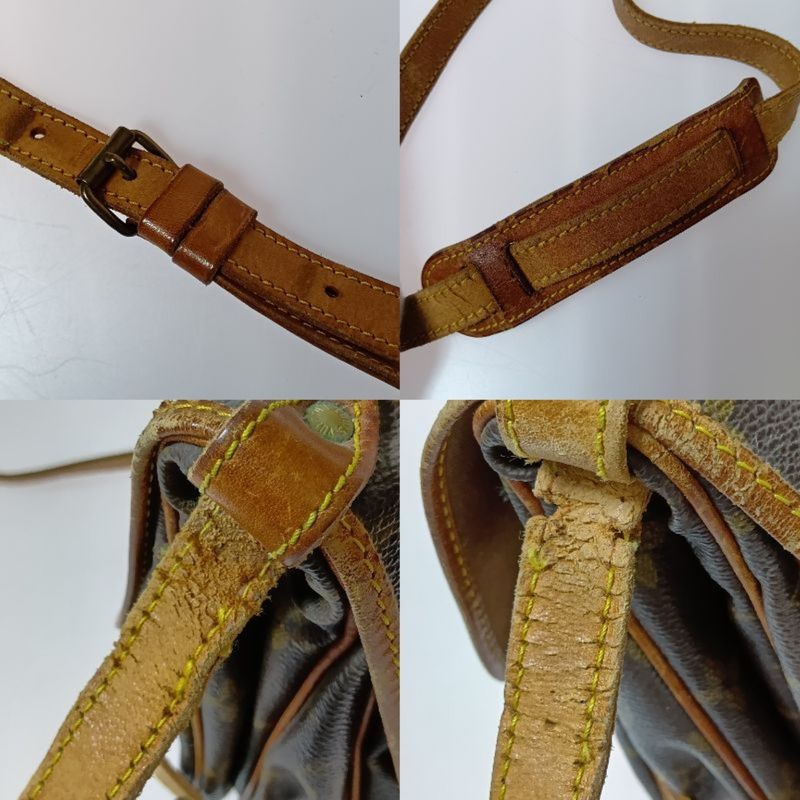 Louis Vuitton Monogram Saumur 30 Shoulder Bag Brown
