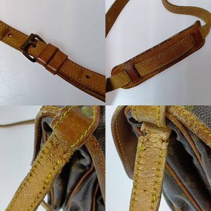 Louis Vuitton Monogram Saumur 30 Shoulder Bag Brown