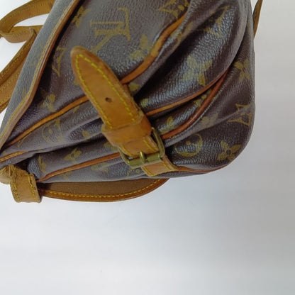 Louis Vuitton Monogram Saumur 30 Shoulder Bag Brown