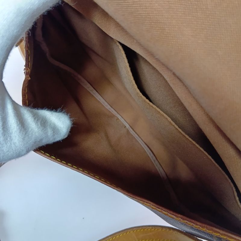 Louis Vuitton Monogram Saumur 30 Shoulder Bag Brown