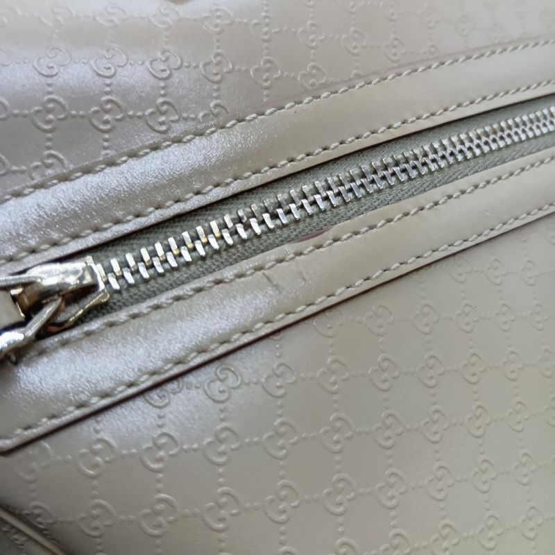 Gucci Micro GG Boston Bag 002 Beige