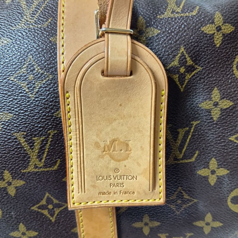 Louis Vuitton Monogram Keepall 50 Boston Bag Brown Key Missing