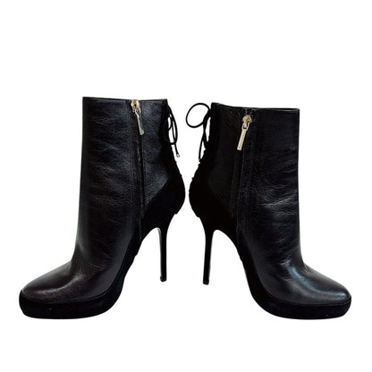 Dior M1 Leather Booties Black Boot