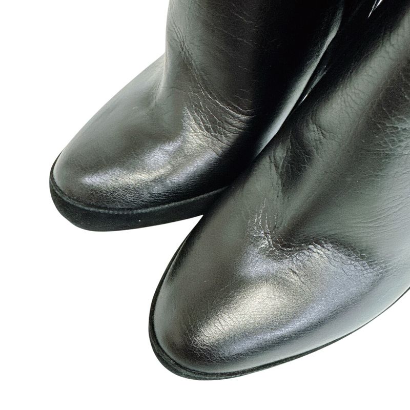 Dior M1 Leather Booties Black Boot