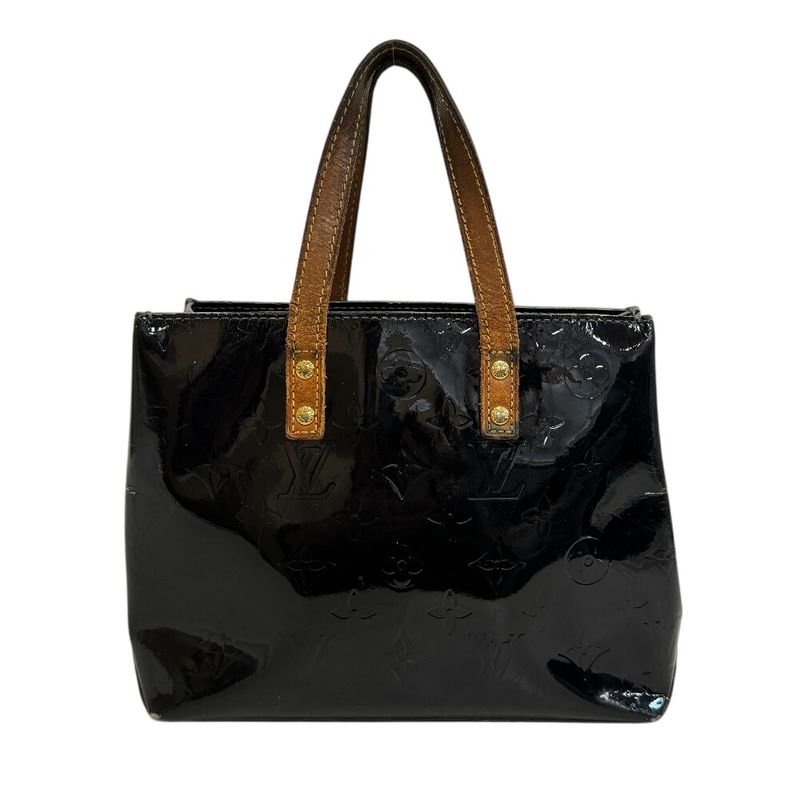 Louis Vuitton Mini Bag Tote Reed PM Monogram Vernis Enamel Amarante