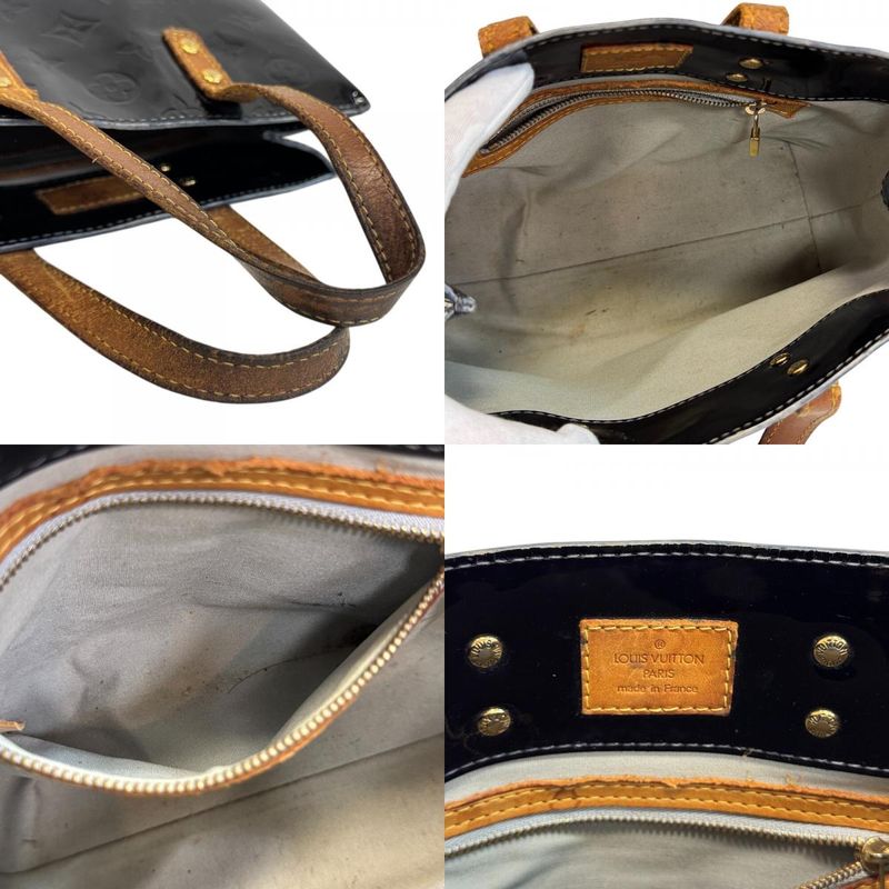 Louis Vuitton Mini Bag Tote Reed PM Monogram Vernis Enamel Amarante