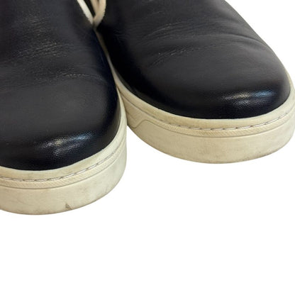 Prada Sports Slip Ons Leather Sneakers Black