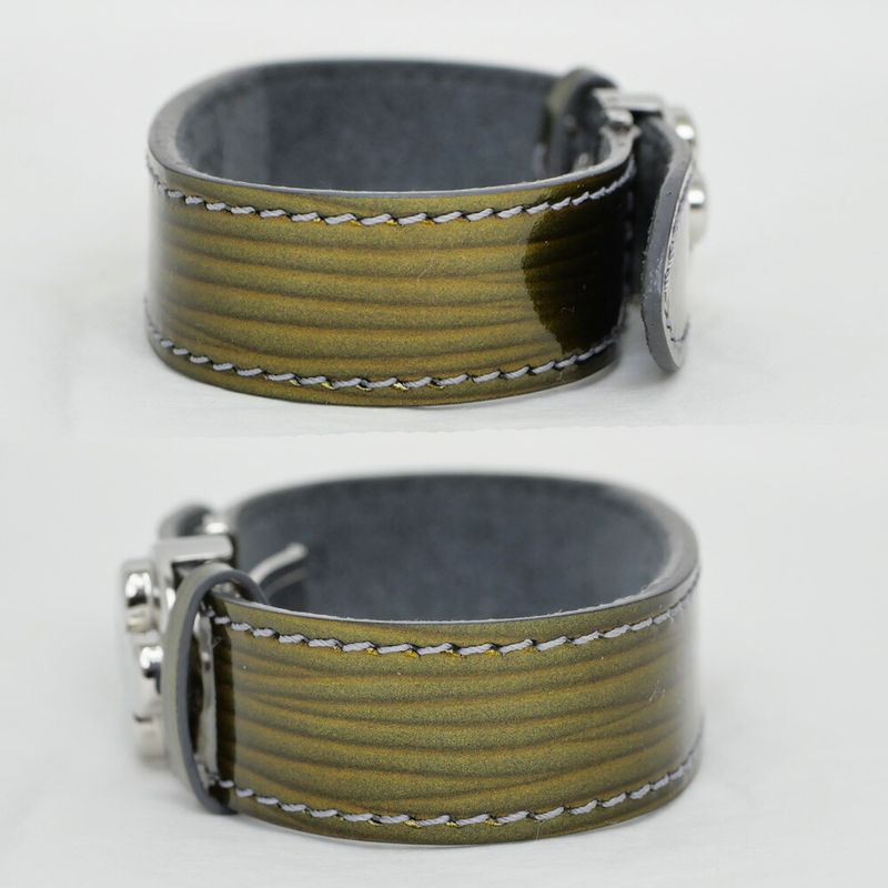 Louis Vuitton Luck Cyber Epi Green Silver Bracelet