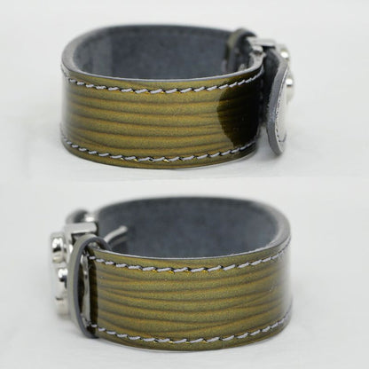 Louis Vuitton Luck Cyber Epi Green Silver Bracelet