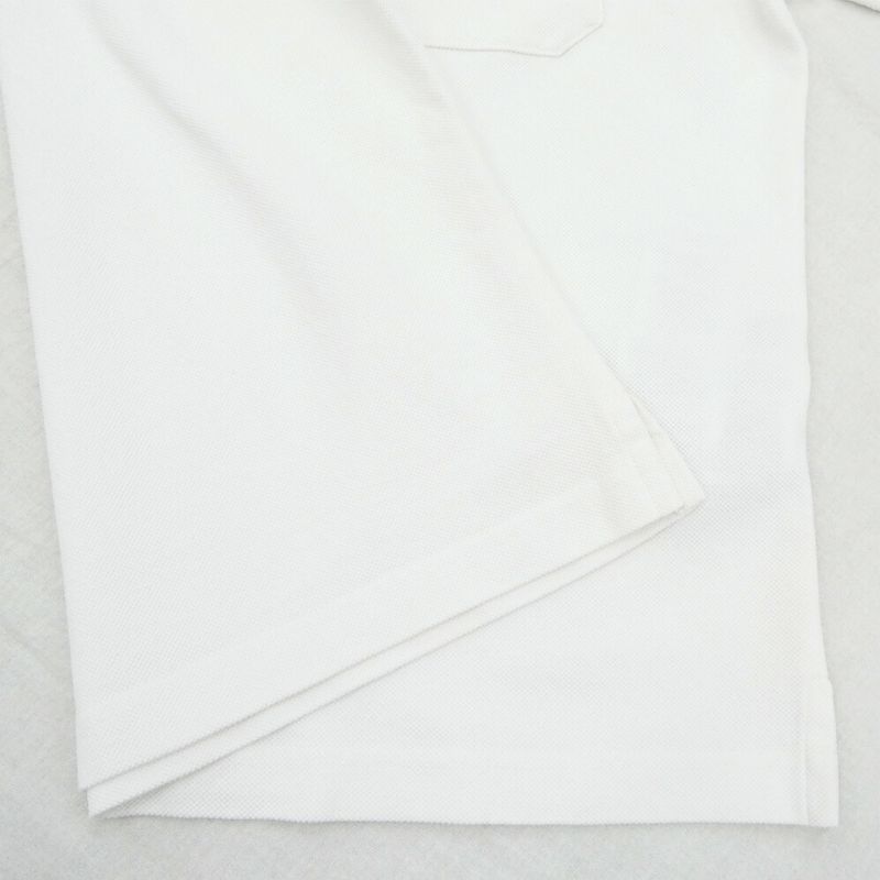 Gucci Cotton Pique Polo Shirt White S Short Sleeve Blue Red Striped