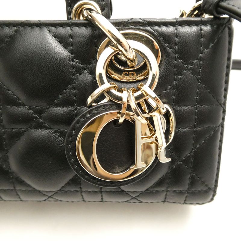 Dior Lady D-joy Micro Mini Shoulder Bag Quilted