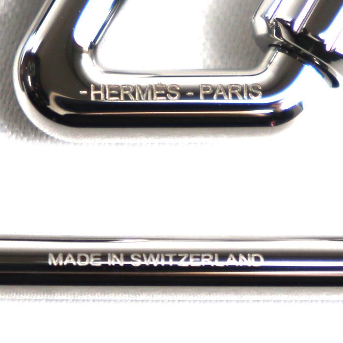 Hermes to Speed Key Ring Silver
